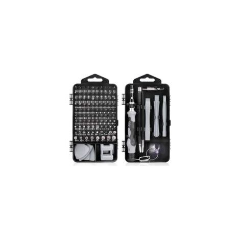 – 115-in-1 Präzisionsschraubendreher-Set – 98 Bits aus Chrom-Vanadium-Stahl – Ergonomischer, rutschfester Griff – Magnetischer Halter – Crezuo