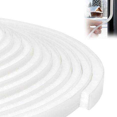 Fensterdichtung – Bürstentürdichtung, Eingangstürdichtung, 6 m x 9 mm x 5 mm Türdichtung zur Isolierung gegen Kälte, Lärm und Staub, Weiß von YOUSHARES