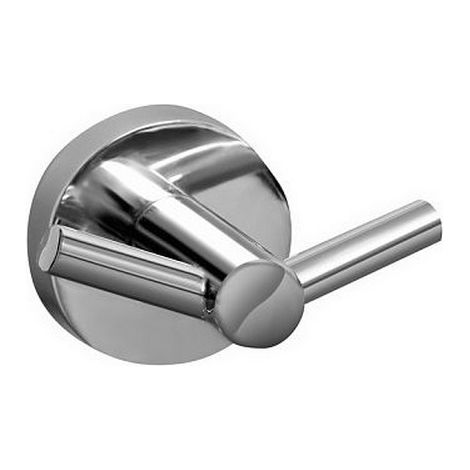 Porte-serviettes double chromé 7 cm (1/2)