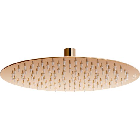 Mexen Slim soffione doccia 25 cm, oro rosa - 79225-60 (1/3)
