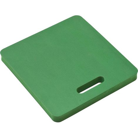 Coussin en mousse taille L, protège-genoux, coloris vert - 40 x 38 x 3 cm - Nature (1/2)