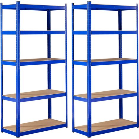AREBOS Scaffalature Pesanti Scaffalature da Officina Scaffali da Ufficio MDF (1/5)