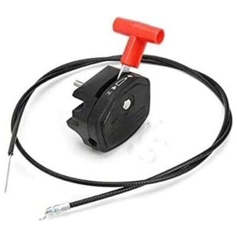 Cble d\\'acclrateur et levier de dmarrage universel 142, 56 pouces, pour tondeuses gazon