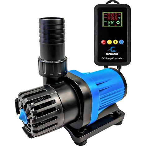 CHS-3500 DC 24V DC 20W Pompe à eau à débit réglable 920GPH(US) 14.7FT Pompe à retour contrôlé Convient pour l'hydroponie, les aquariums, les étangs à koï, l'élevage de koï (1/5)
