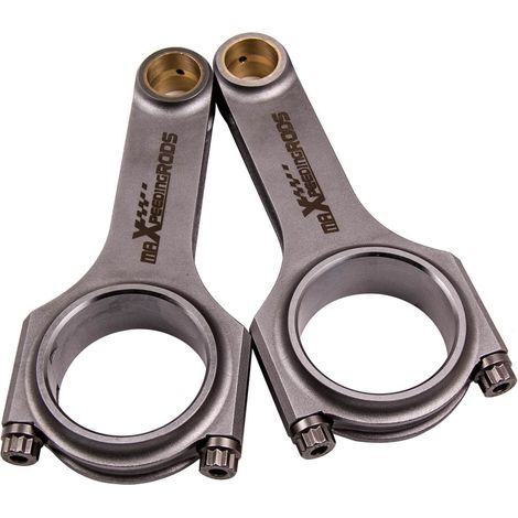 2x H-Schaft Pleuel Bielle Connecting Rods for Fiat 500 Old Model 2-cyl ARP 124mm (1/5)
