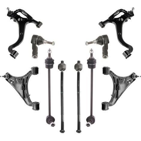 KIT BRACCIO OSCILLANTE 10 PEZZI COMPATIBILE CON LAND ROVER DISCOVERY IV (L319) 2.7 TD 4x / Kit Sospensione Completo OE/OEM / Bracci Oscillanti + Testine Sterzo / Sostituzione Diretta OEM
