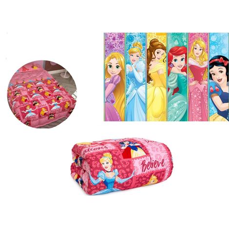 PIUMONE SINGOLO INVERNALE TRAPUNTA PRINCIPESSE DISNEY UNA PIAZZA