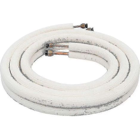 3meter Air Conditioner Pair Coil Tube 1/4in 3/8in Insulated Copper Line Wire Set Air Conditioner Pa( ) (1/5)