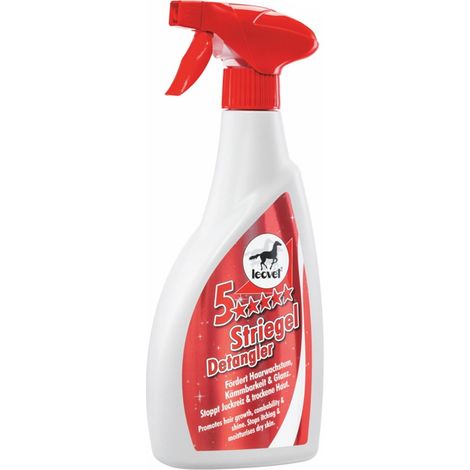5-Sterne Magic style Leovet Detangler mit Panthenol und Arginin macht das Pferdehaar seidig und weich für mehrere Tage 550ml