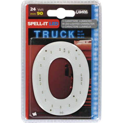Spell-It Led, 90 mm, 24V - Blu - O