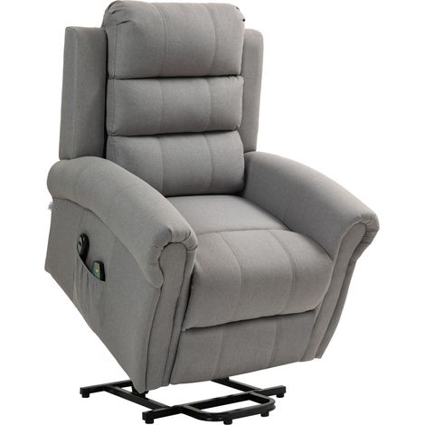 Poltrona relax elettrica alzapersona reclinabile con calore e massaggio HOMVRA (1/5)