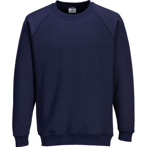 Sudadera Roma de cuello redondo para bordado, Unisex PORTWEST B300 4XL Azul marino (1/2)