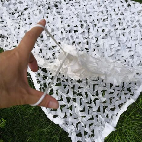 3X3m 2 couches de filets de camouflage en maille renforcés pour l'ombrage de jardin balcon Gazebo auvent terrasse réseau Toile (1/4)