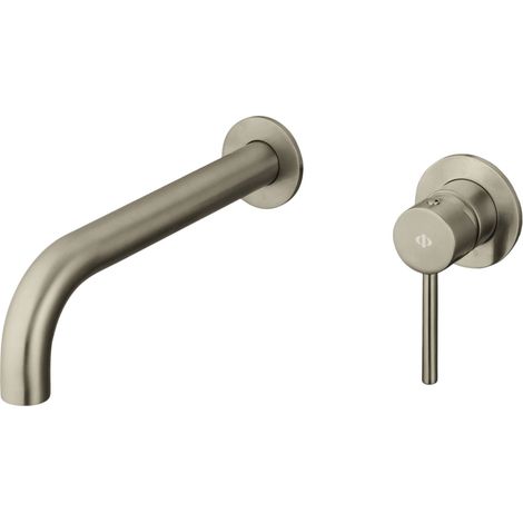 Gifro Empotrado de Lavabo Modelo SIRIOEMPOTR-L Fabricado en Latón Monomando Acabado en Niquel Pvd (1/2)