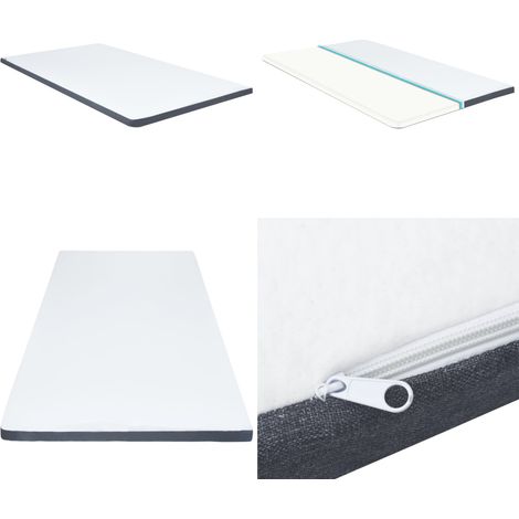Boxspringbett-Matratzenauflage 200 x 120 x 5 cm - Boxspringbett Matratzenauflage - Matratzentopper - Bettausstattung - Schlafkomfort - Waschbarer Bezug - Home & Living
