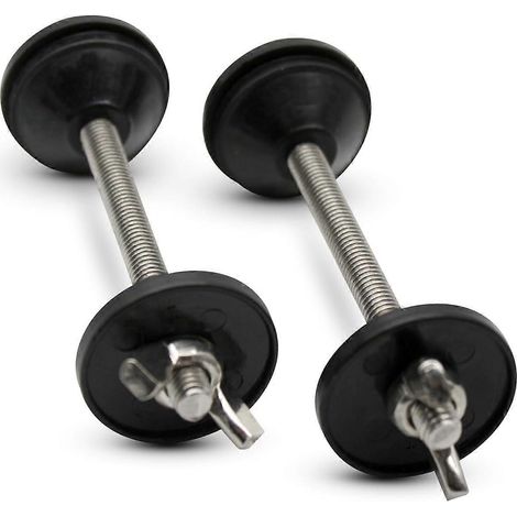 Kit de fixation pour réservoir de WC - tige filetée 6x100 mm (1/4)