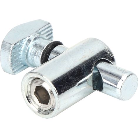 5 Stück Eckverbinder aus Kohlenstoffstahl für 30/40 mm Aluminiumprofile nach europäischer Norm, 0 Grad (1/5)