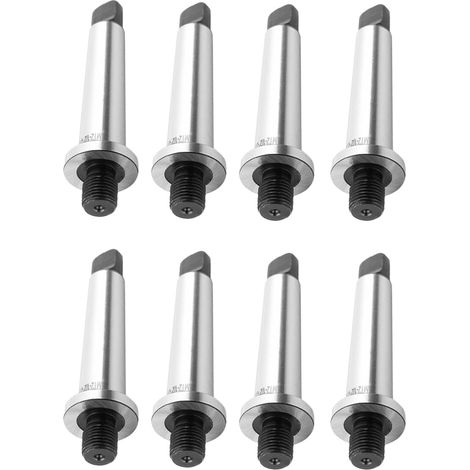 8X Adaptateur de Cône Morse Mt2 pour Mandrin de Perçage Fileté de Tige de 2Mt une 1/2 Pouces -20 Pouces (1/5)