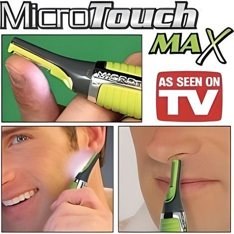 Rasoir Micro de Précision - Microtouch Max - Fonctionnement sans fil - Accessoires inclus