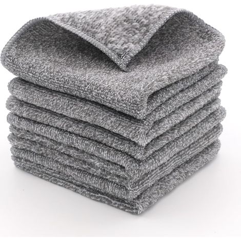 paños de microfibra de 2525 cm – absorbentes – lavables 6 – desecantes (1/5)