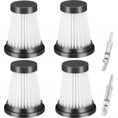4 teiliges HEPA Filterset für Moosoo K12/K12 Pro/K13, Genius Invictus One 1.0/2.0, Foxnovo 13KPA Handstaubsauger (1/4)