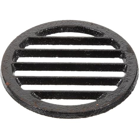 Grille de siphon de sol ronde en fonte avec filtre et