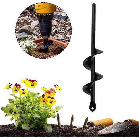 Mèche Hélicoïdale Électrique De 22 X 4 cm Pour Plantation - Semis, Arbres, Arbustes - Culture En Profondeur (1/5)