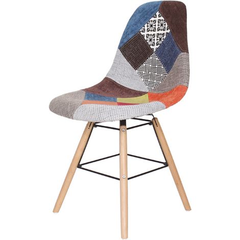 Lot de quatre chaises scandinaves BREZILIA