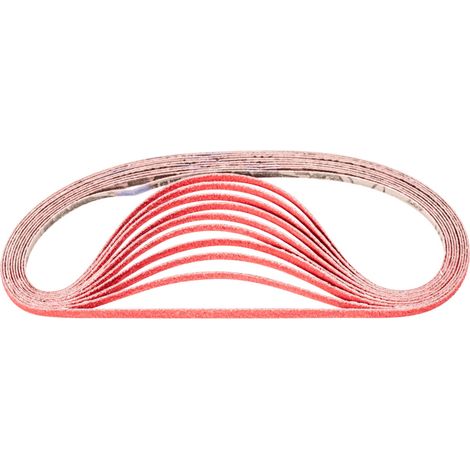 PFERD TOOLS Keramikkorn Schleifband BA 6x610mm CO-COOL60 für Edelstahl-Schliff mit Bandschleifer (100) 100 Stk (1/5)