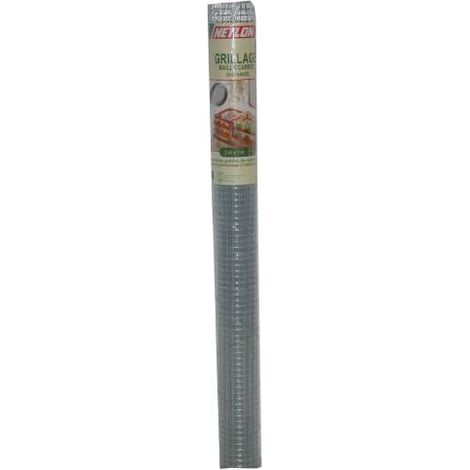 Rete elettrosaldata grigia per animali, H.1 x L.3 m, maglia H.12 x L.12,7 mm CENTRALE BRICO