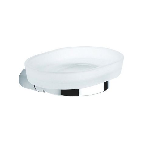 Porta sapone modello mida cromo metaform cm 12.7 x h. 4.7 x 11.8