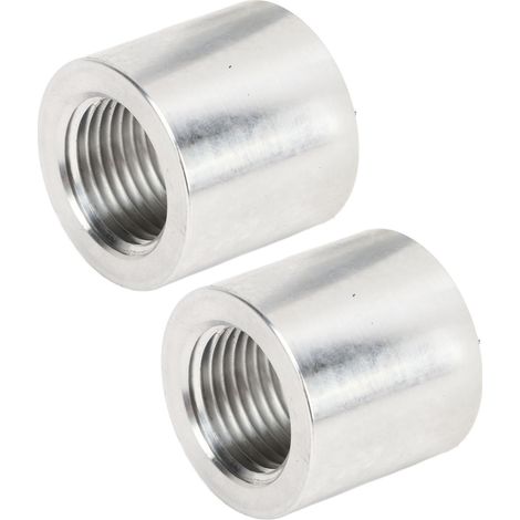 Raccord en aluminium femelle 1/2 pouce BSP, soudable, résistant à la haute température, pour réservoir de carter sec. (1/5)