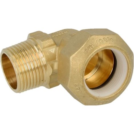 Raccord coudé 50 mm 1 1/2’’ FM pour tuyaux PE et PVC