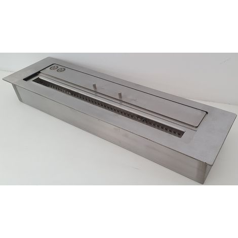 Bruciatore Bioetanolo da Incasso 60x16 a Serranda Apertura Regolabile (1/3)