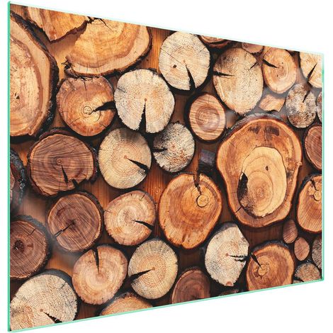 Plaque de protection en verre pour poêle à bois 70x52 (1/5)