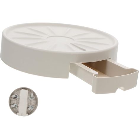 Rundes Blumentopf Tablett aus Pp mit versteckten Rollen