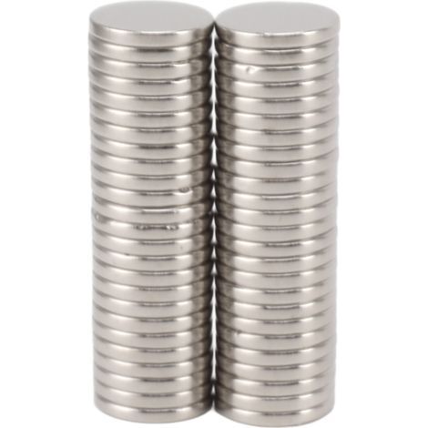 50 aimants disques en néodyme ultra-puissants, aimants ronds puissants en terres rares pour bricolage, maison, réfrigérateur, tableau blanc, salle de classe, bureau (1/5)