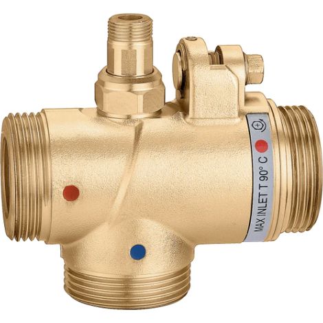 Einstellbarer Thermostatmischer, für Zentralheizungsanlagen. Anschluss 2 3/4 "M Caleffi 524900  2 3/4"M