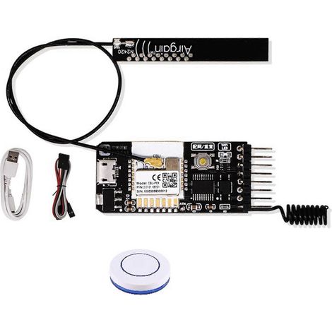 Carte USB Tuya Wifi pour ordinateur de bureau avec interrupteur de réinitialisation d'alimentation, application de contrôle à distance et télécommande RF 433 MHz. (1/5)
