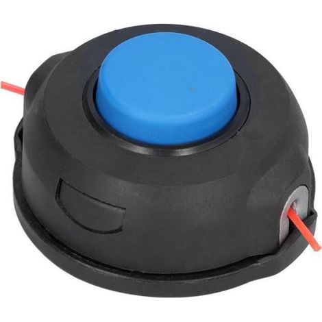 Tete De Coupe - Double Ficelle Nylon - Compatible Debroussailleuse - Vis M10 - ABS - 1 Unite (1/4)