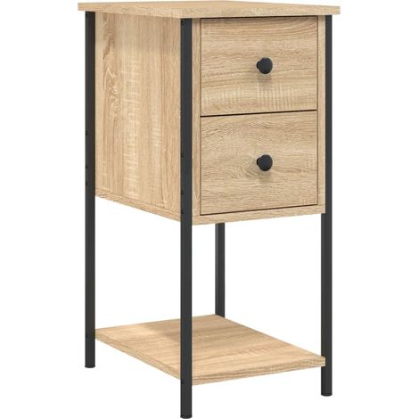 Maison Exclusive - Nachttisch Sonoma-Eiche 32x42x70 cm Holzwerkst