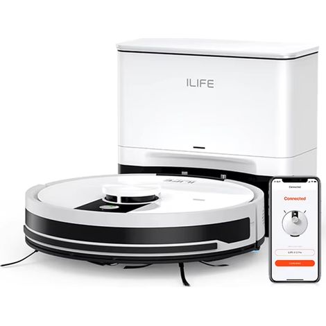 Aspirateur Robot Laveur Auto-vidange – Navigation LiDAR, Aspiration 3000Pa, Nettoyage Intelligent des Sols et Tapis
