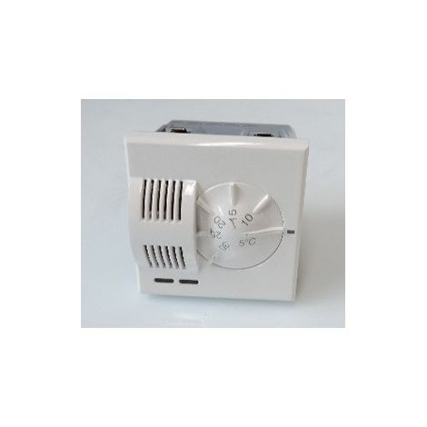 Thermostat d'ambiance blanc 2 Modules 2A 230V à encastrer Axolute BTICINO HD4441 (1/2)