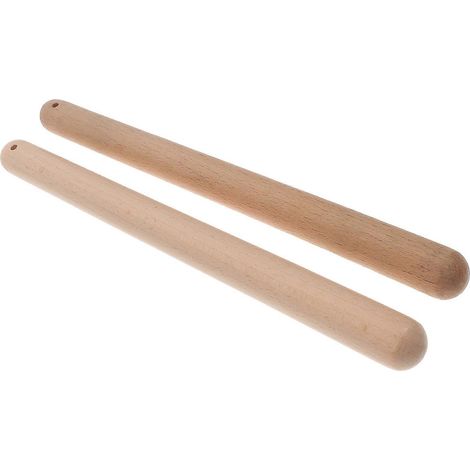 Baguettes de batterie pour enfants, baguettes de percussion, baguettes de batterie en bois, baguettes de grosse caisse, baguettes de batterie en bois-31.5x2.5cm