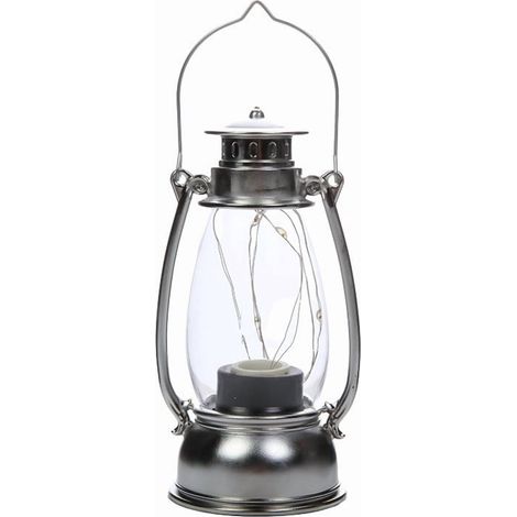 Lanterne Led Vintage - Flamme Dansante Rechargeable - Étanche - Télécommande - Pour Extérieur Intérieur Jardin Camping - 2 Pièces (1/5)