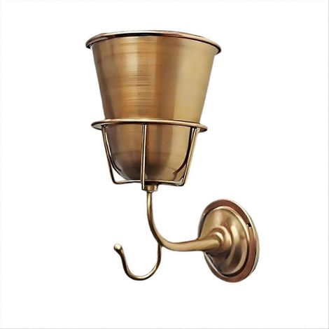 Mur Vase fer mur jardinière avec Versatile crochet intérieur extérieur plante support pour Live ou cuivre couleur (1/5)