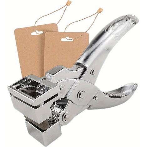 T-förmiger Locher für Lederwaren, Karton, PVC-Platten, Blisterverpackungen, Plastiktüten, Schmetterlings-/Flugzeugperforationen. (1/5)