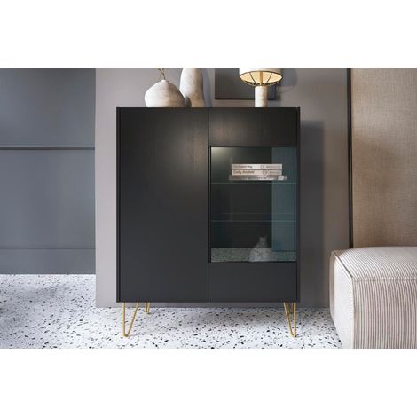 Ensemble meuble TV RAVEN couleur Noir (1/5)