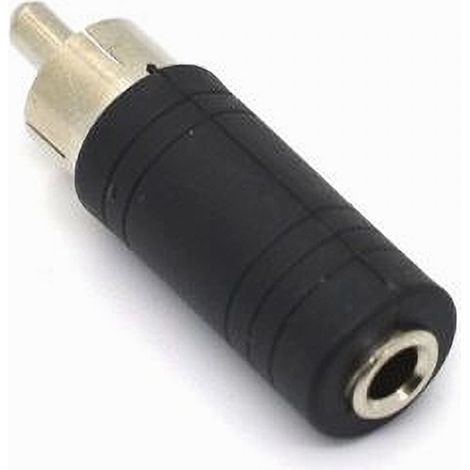 MaxTech - Connettore Adattatore Presa Aux A Spinotto Rca Audio Cavo Stereo Prolunga C-066 - (1/4)