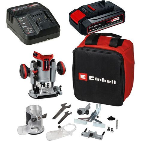 Einhell Power 18v X-Change TP-RO 18v Cordless Brushless Router Plunge Base 2.5ah (1/5)